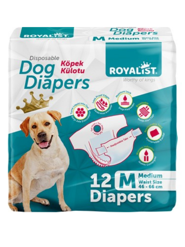 Royalıst Köpek Külodu Medium 12 Li