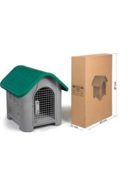 Plastik Kedi Ve Köpek Kulübesi Kapılı 85x71x66 Cm