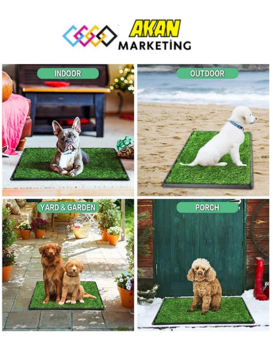 Pet Park Köpek Tuvalet Eğitim Parkı Büyük, 64cm X 51cm X 3.8cm Pet Park