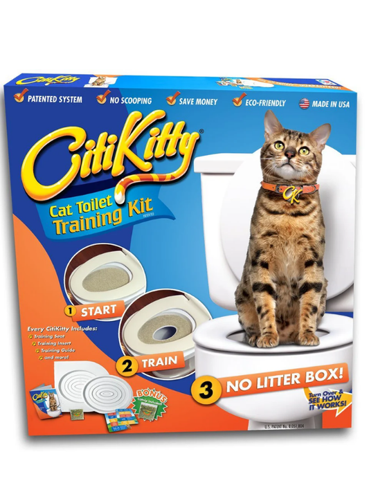 Kedi Kumu Kabı Klozet Aparatı Citi Kitty Tuvaleti Eğitim Seti