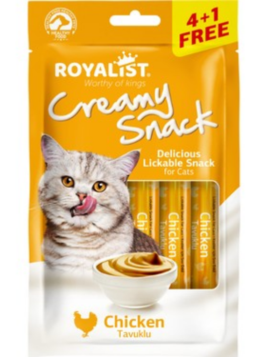 Royalist Creamy Snack-chicken Tavuklu Kedi Ödül Maması 75 gr