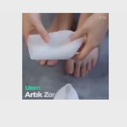 Boy Uzatıcı Görünmez Tabanlık Katı Silikon Tabanlık Sert Giyen 3.5 Cm Şeffaf-çorap
